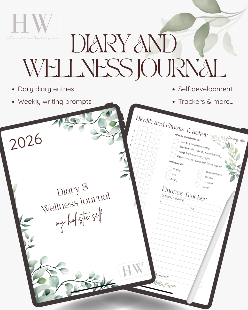 Digital Diary and Wellness Journal